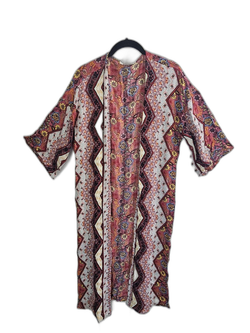Women's Nikki Erin Multicolor Lightweight Kimono L/XL
